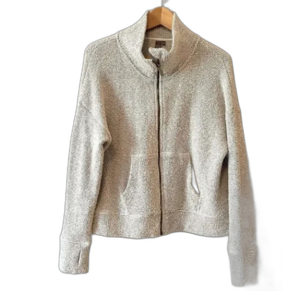 Sweaty Betty Restful Boucle Zip Through Jacket Sz XXL Gym Outdoors Cozy - Picture 2 of 3